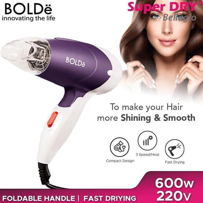 Bolde Hair Dryer Super Dry Bellagio - Purple